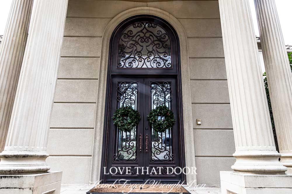 Wrought Iron Door with Transom by Love That Door 6