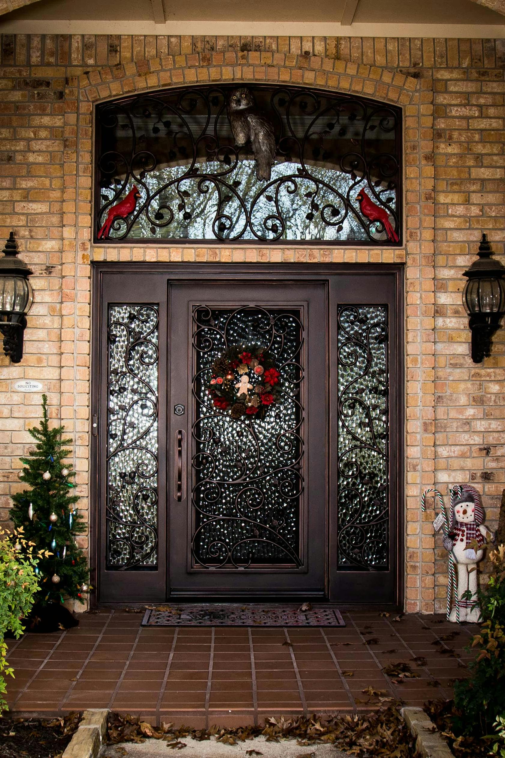 Entry Door With Sidelights Custom Design