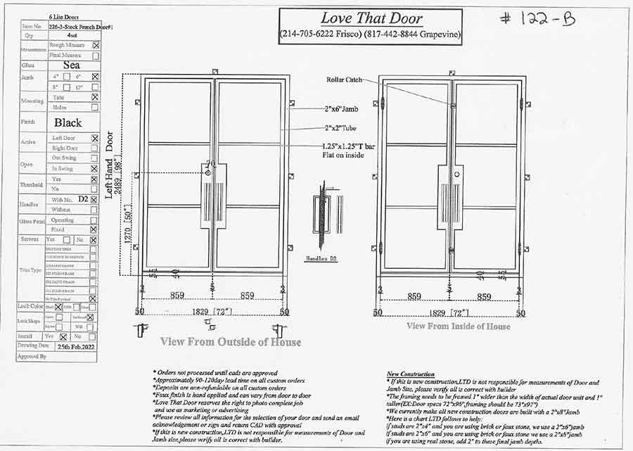Builder Double Entry Iron Door by Love That Door 16