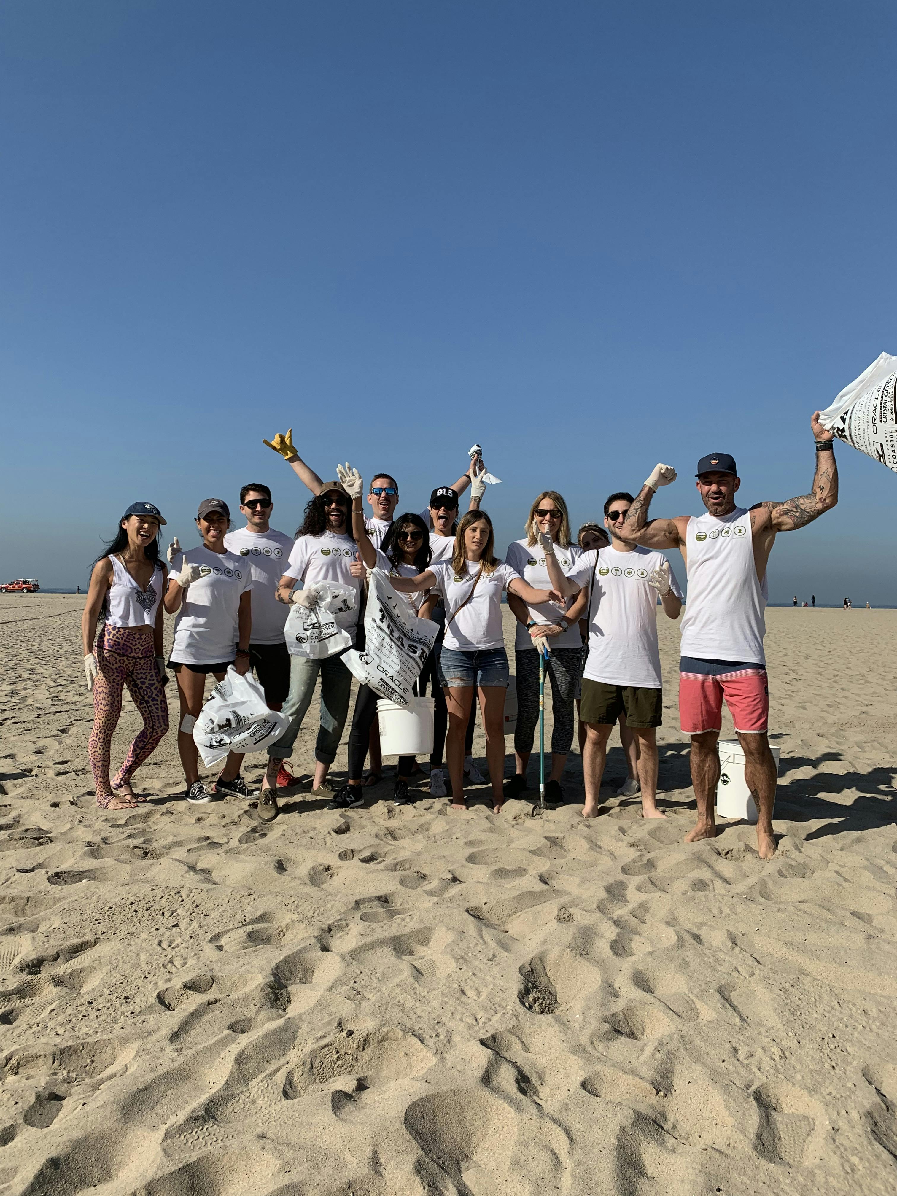 Lowell Herb Co. beach clean up