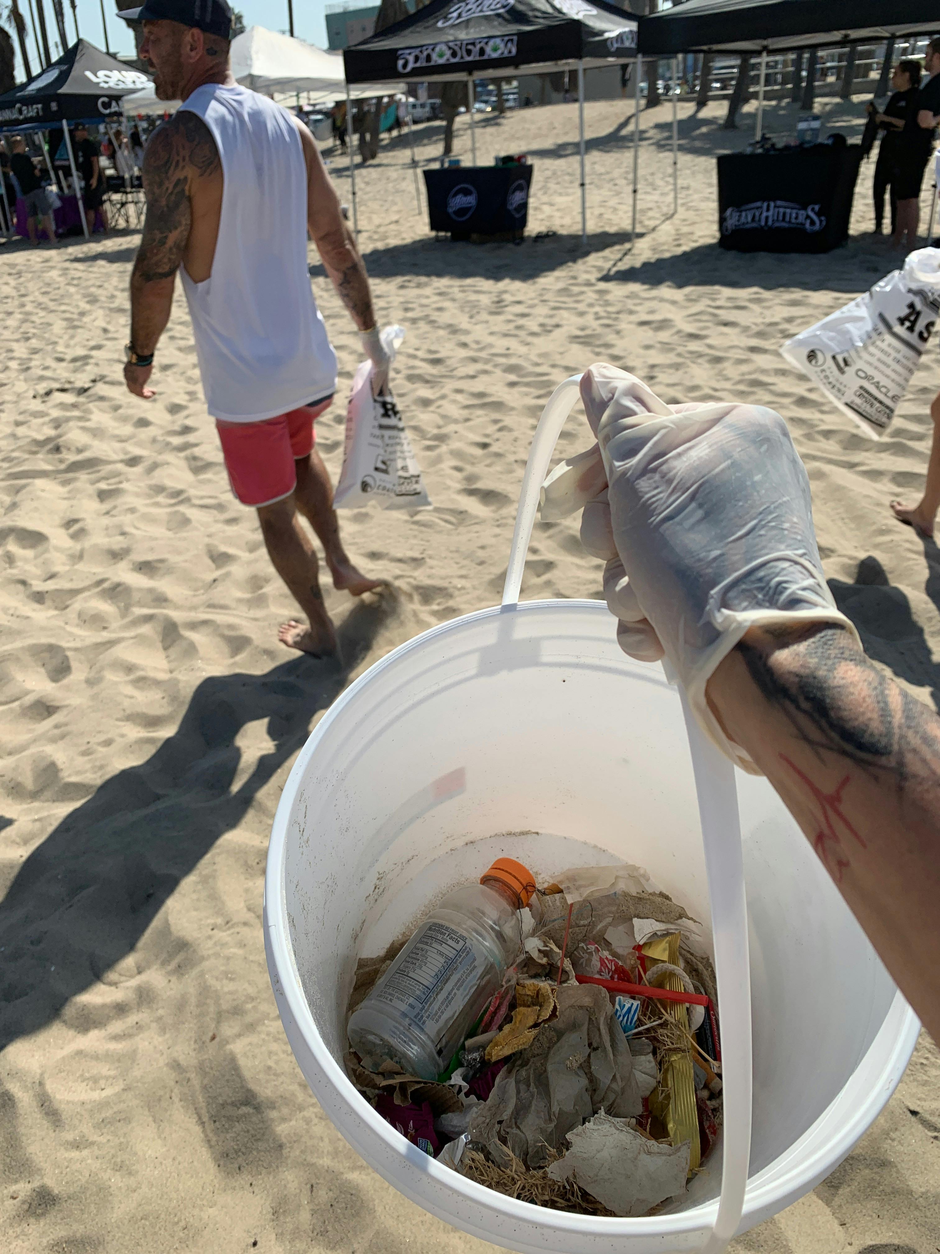 Lowell Herb Co. beach clean up