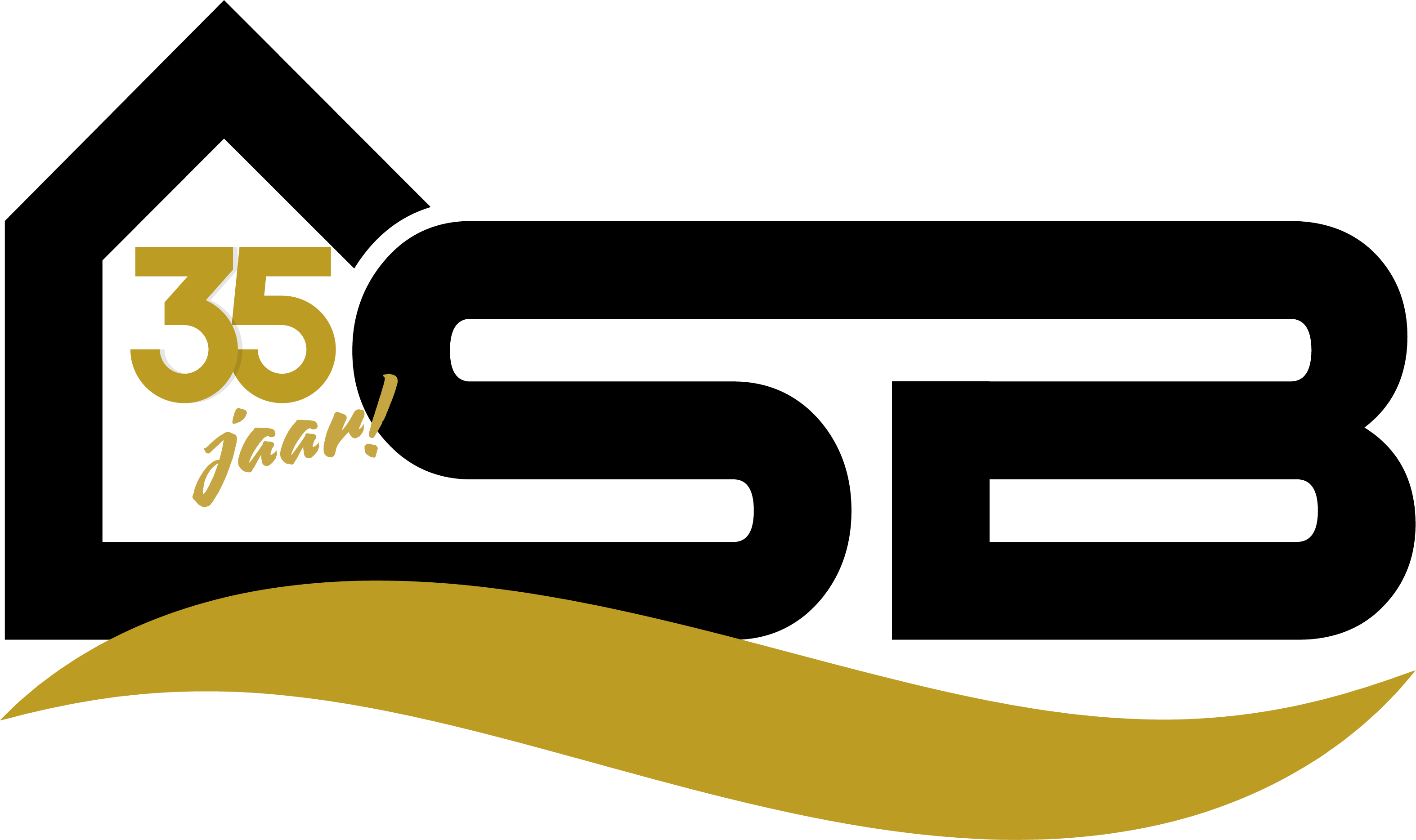 Logo 35 jaar bestaan LSB