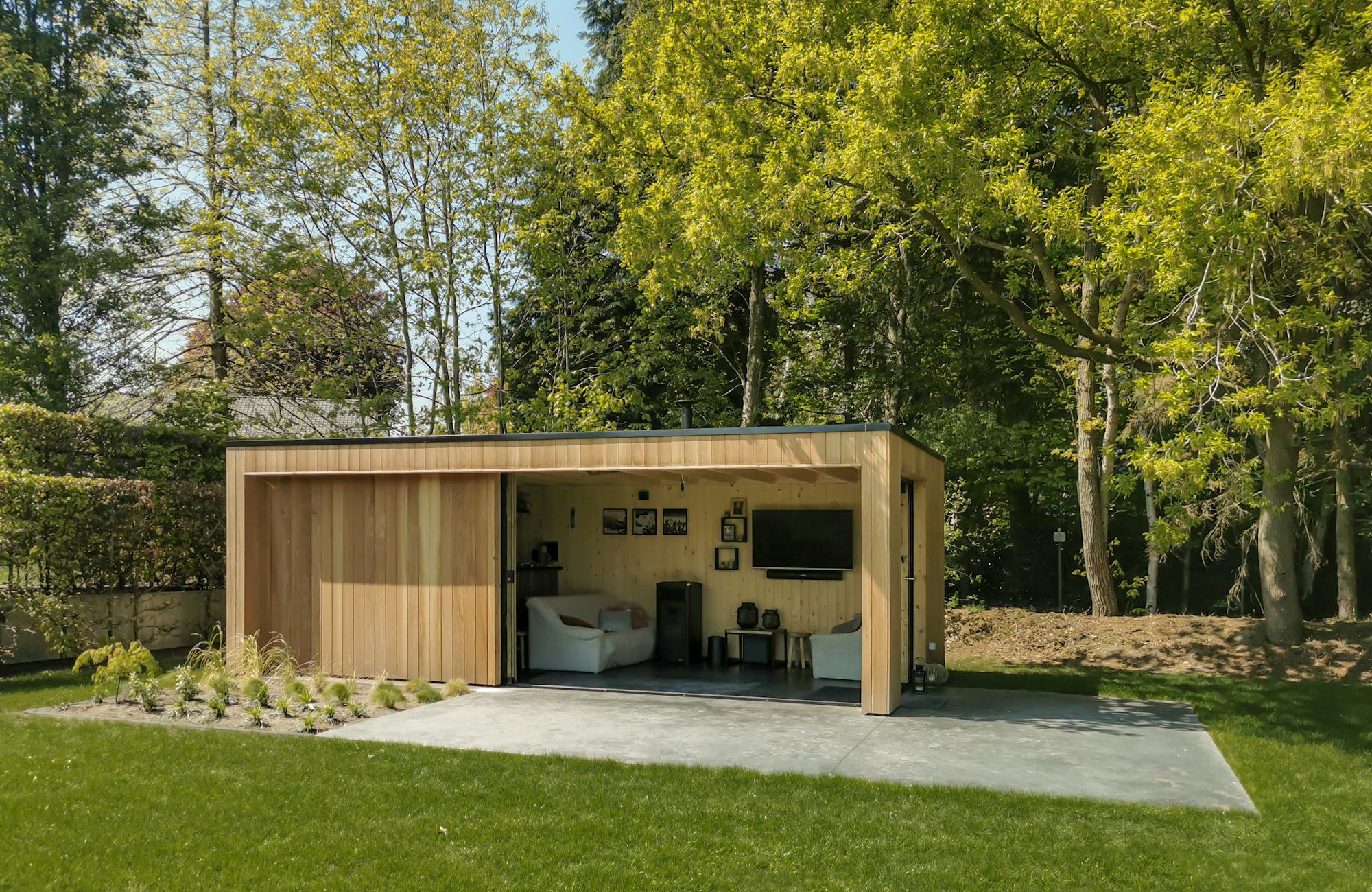 terrasoverkapping houtskelet onderhoudsarm