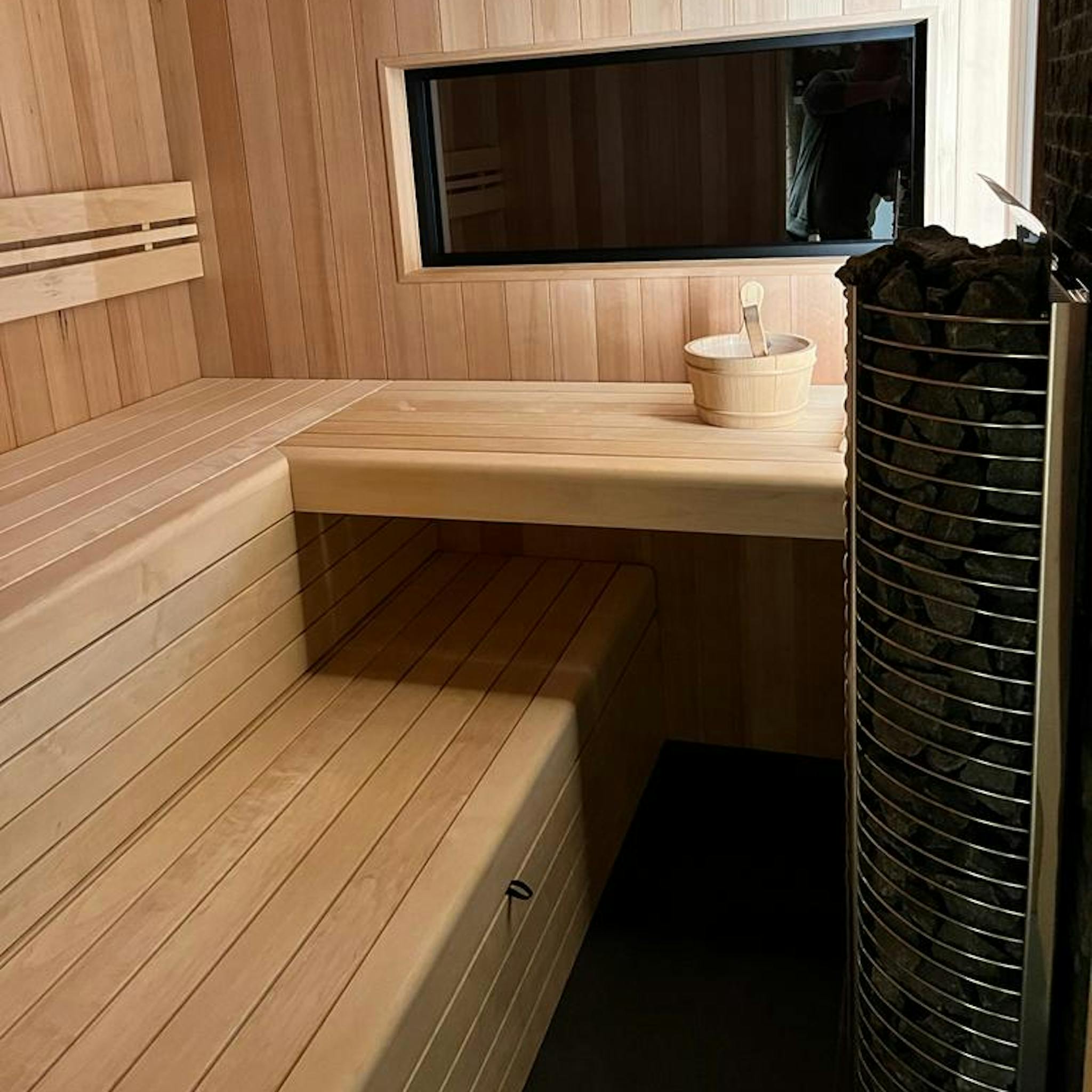 sauna op maat in bijgebouw