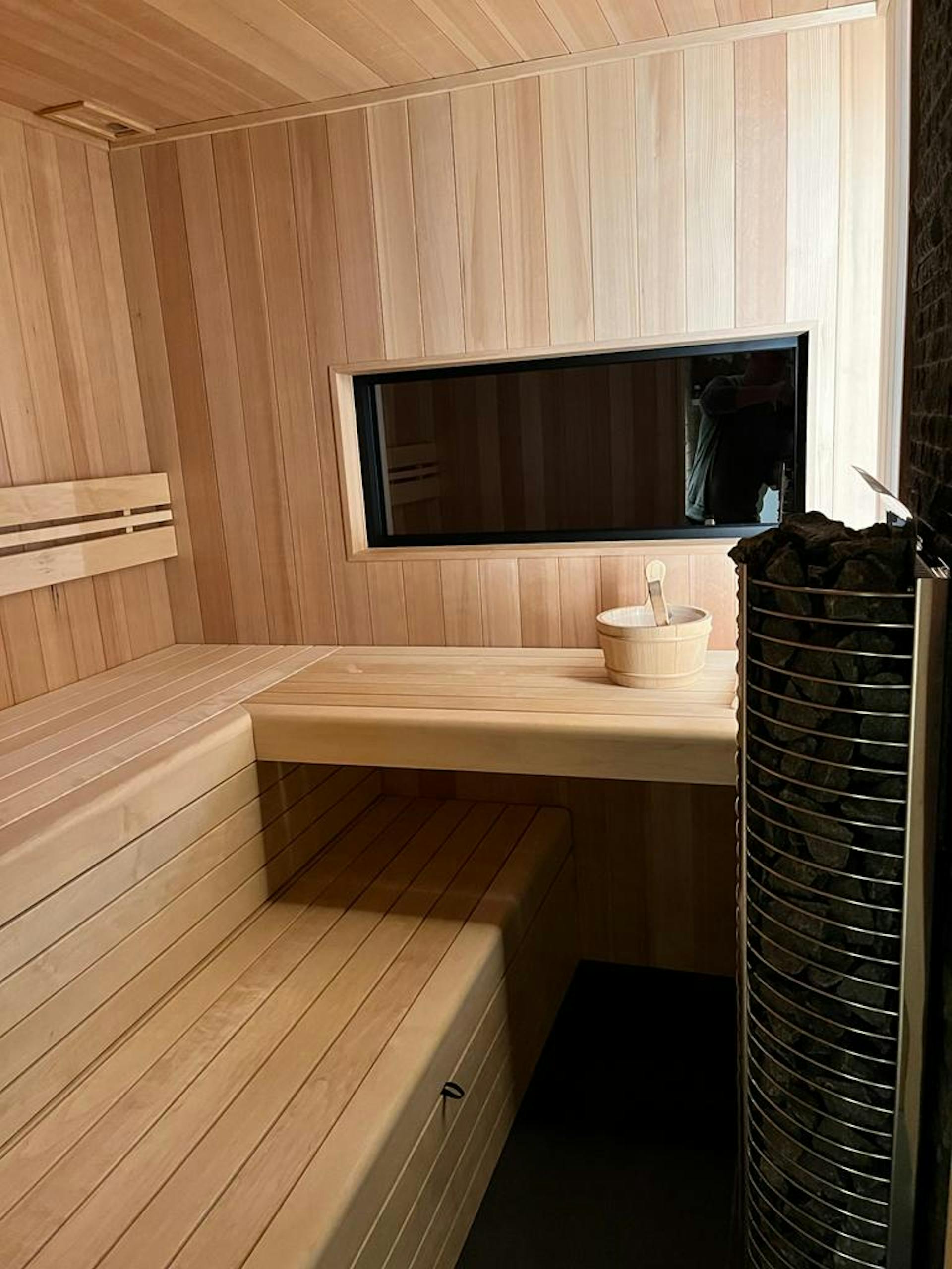 sauna op maat in bijgebouw