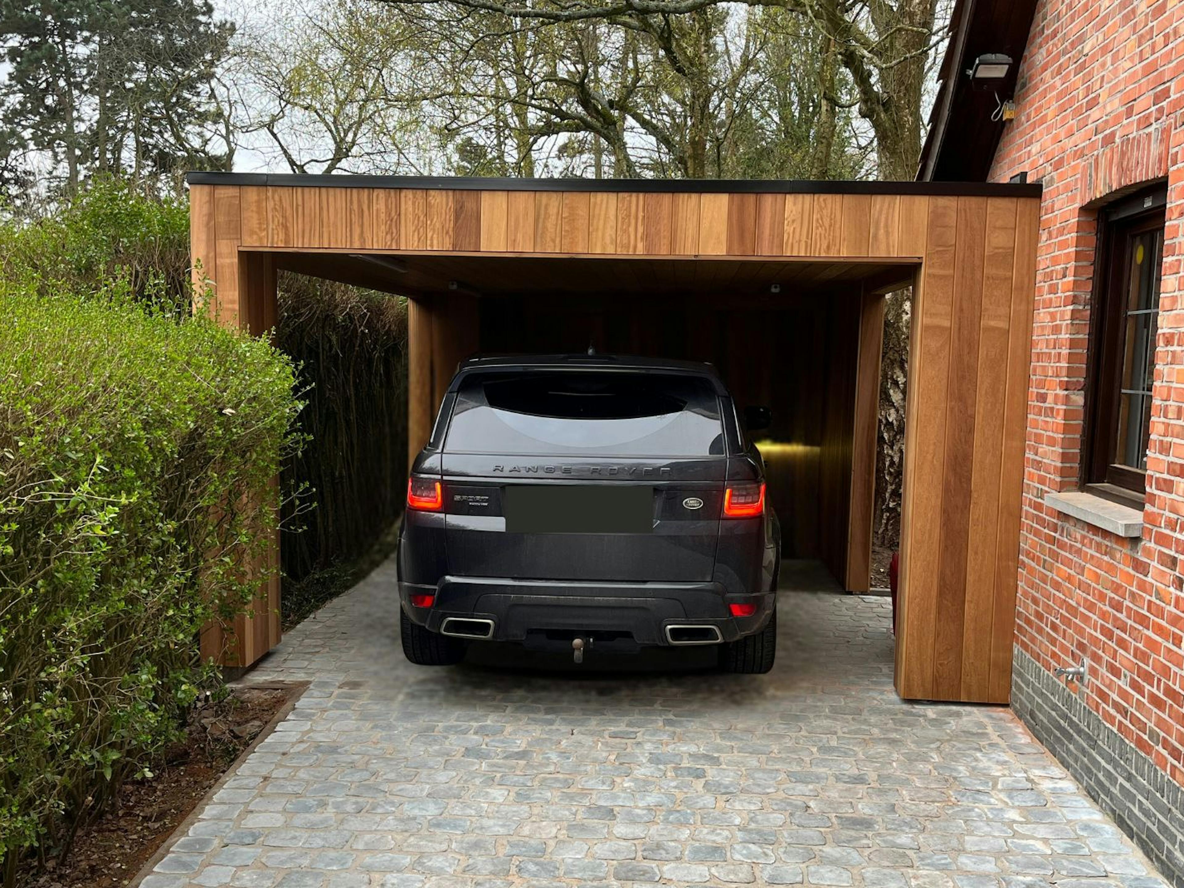 carport aangebouwd aan huis