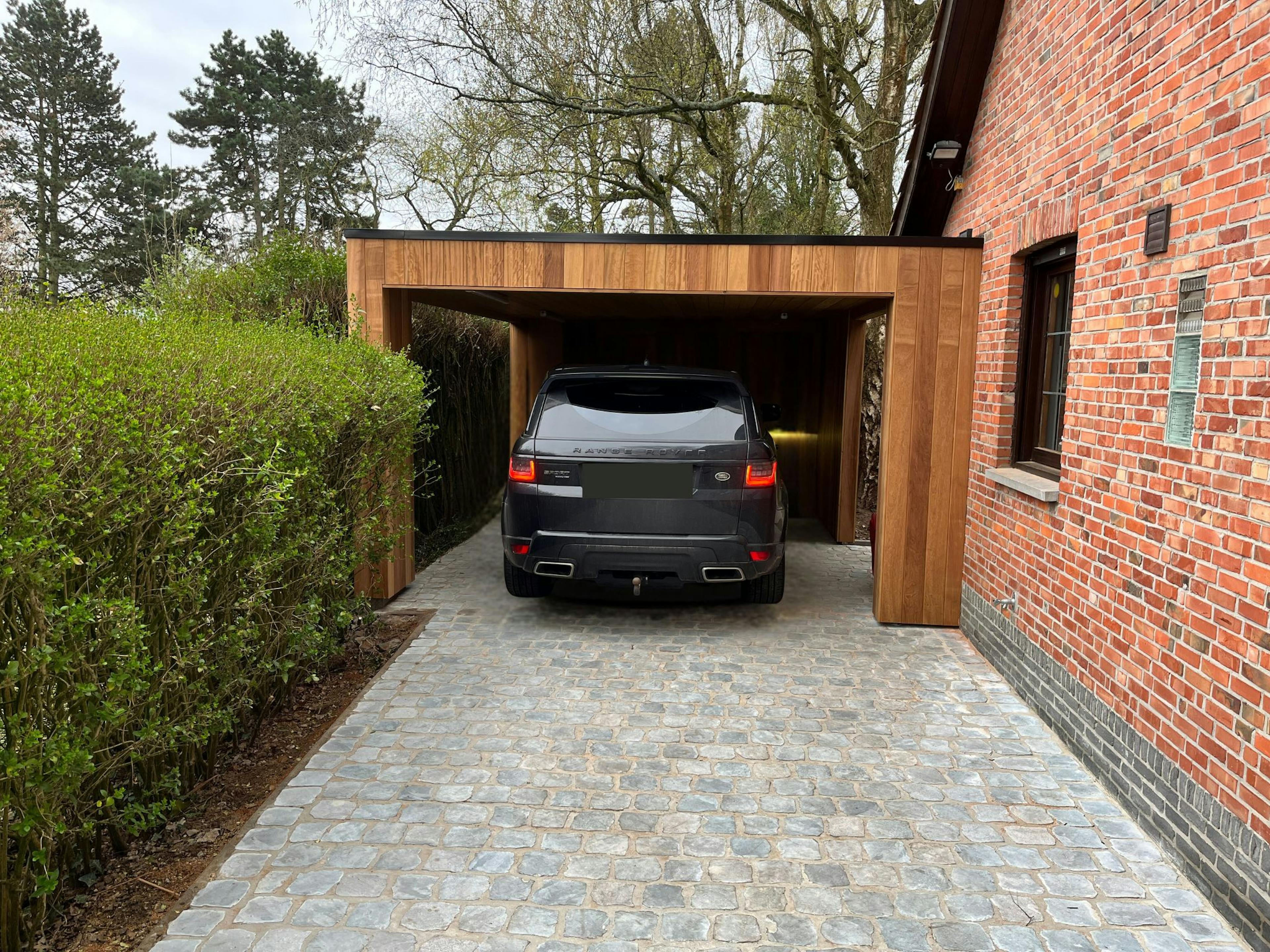 carport aangebouwd aan huis