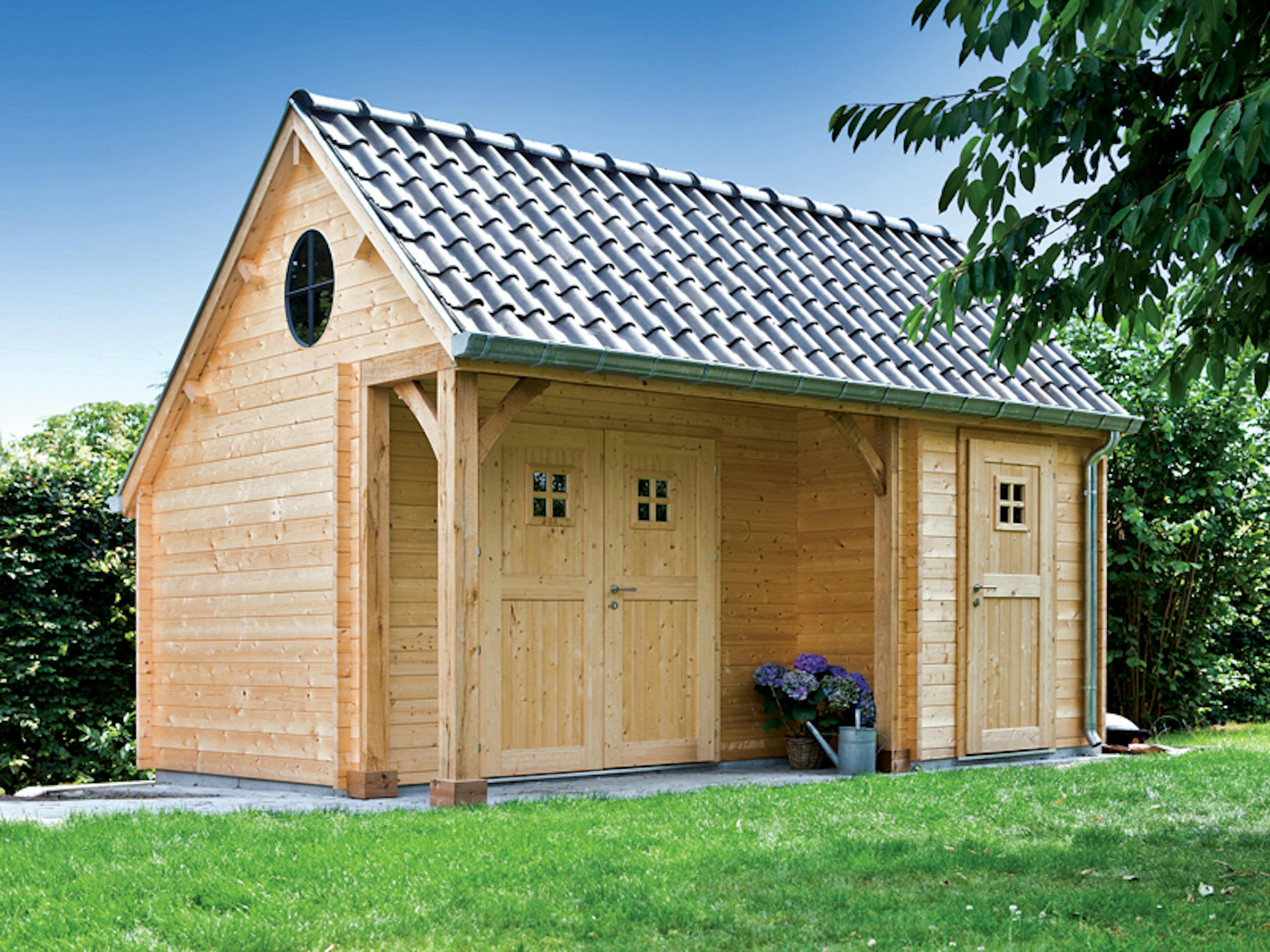 blokhut pannen bouwpakket Lommel