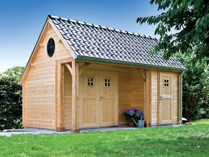 blokhut pannen bouwpakket Lommel