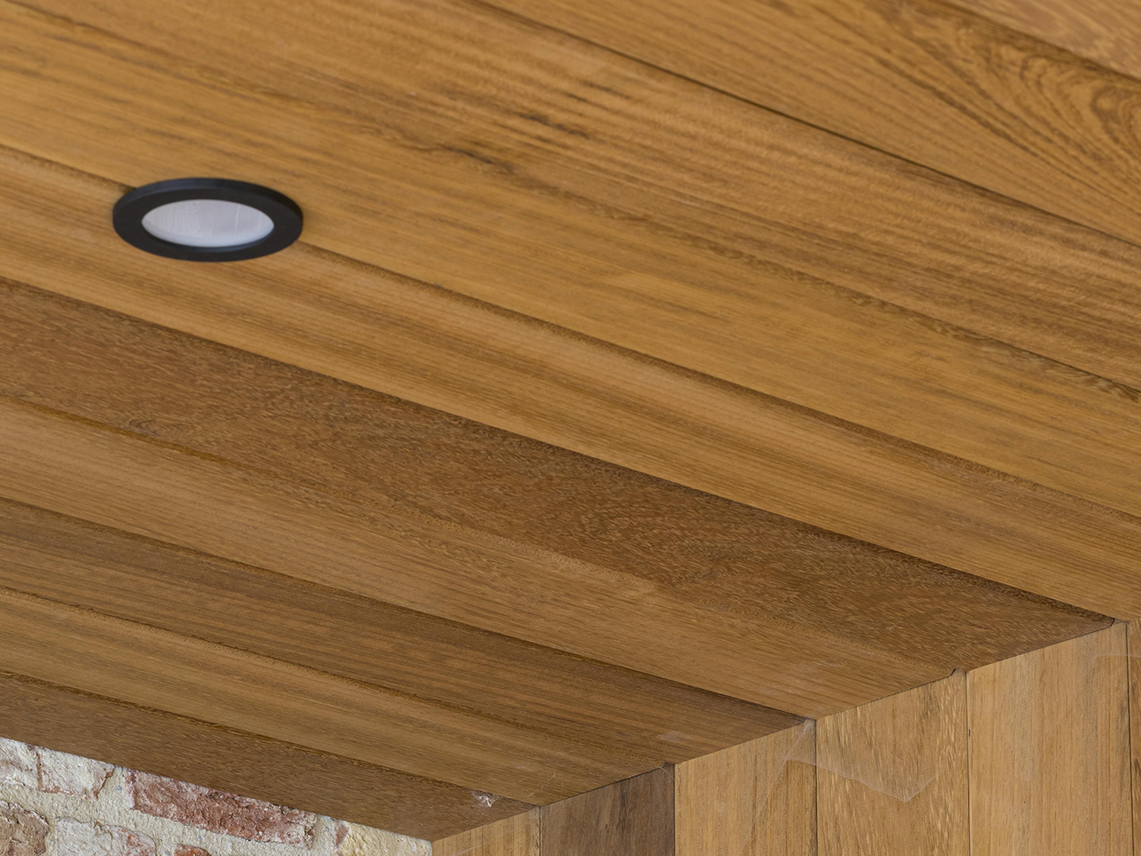 ingewerkte spotten plafond carport Dessel