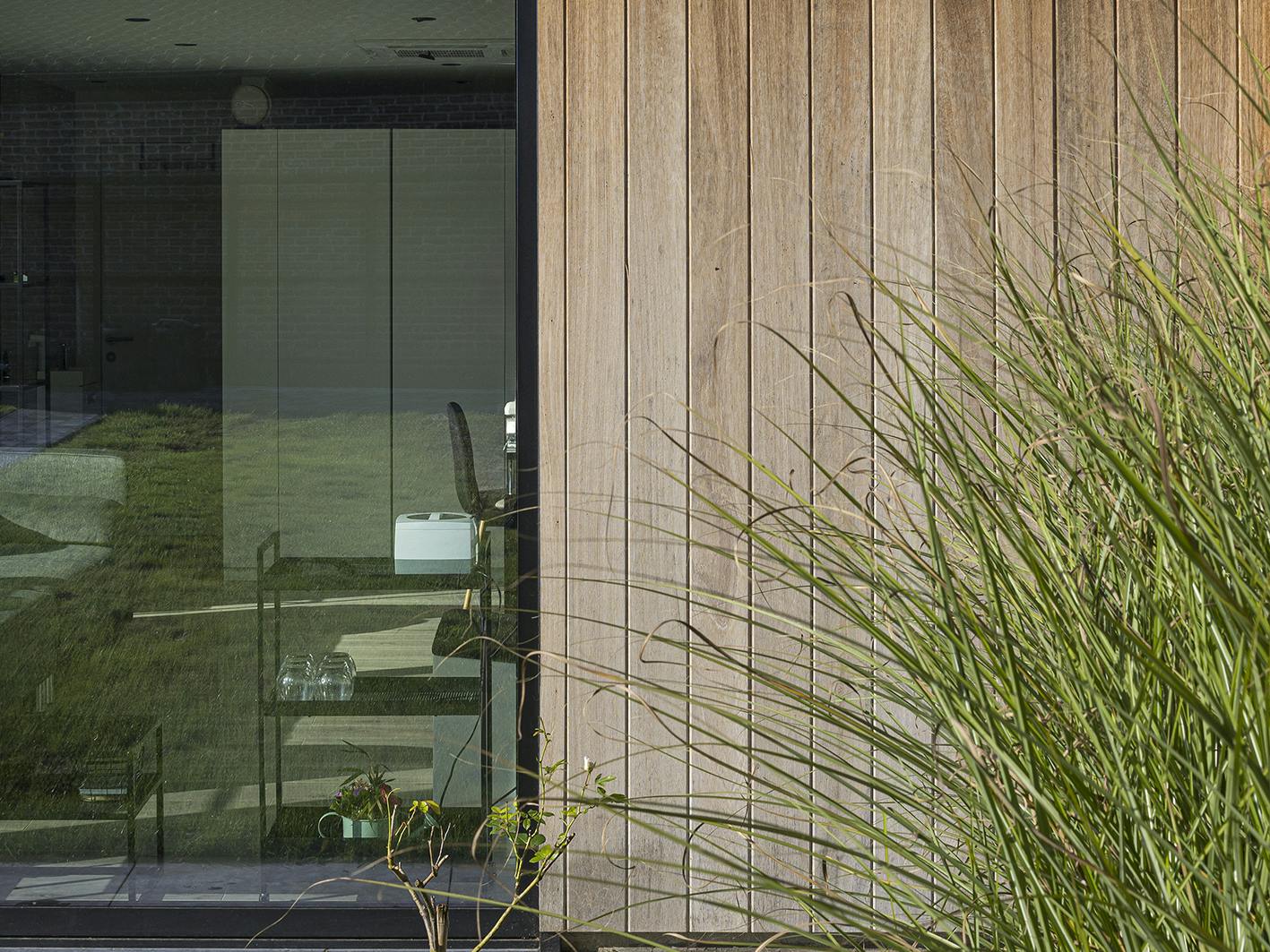 Fraké thermowood bijgebouw