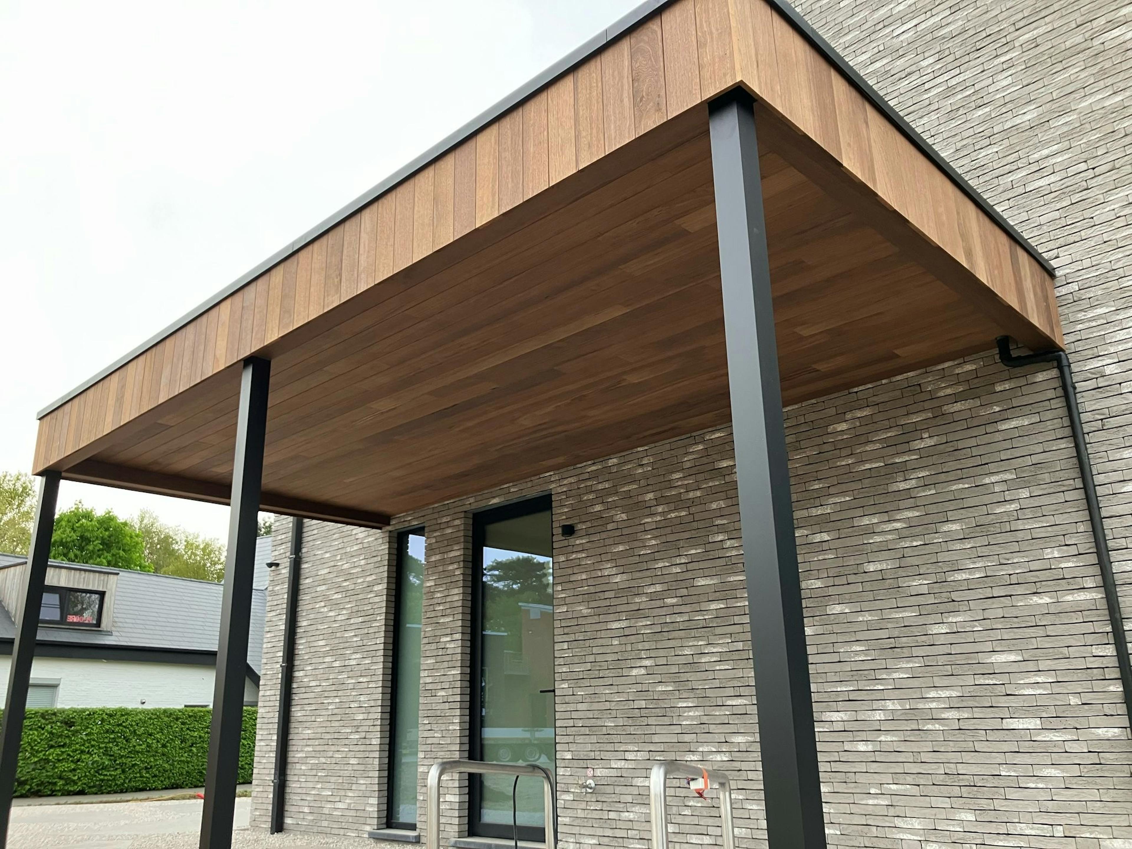 Strakke moderne carport