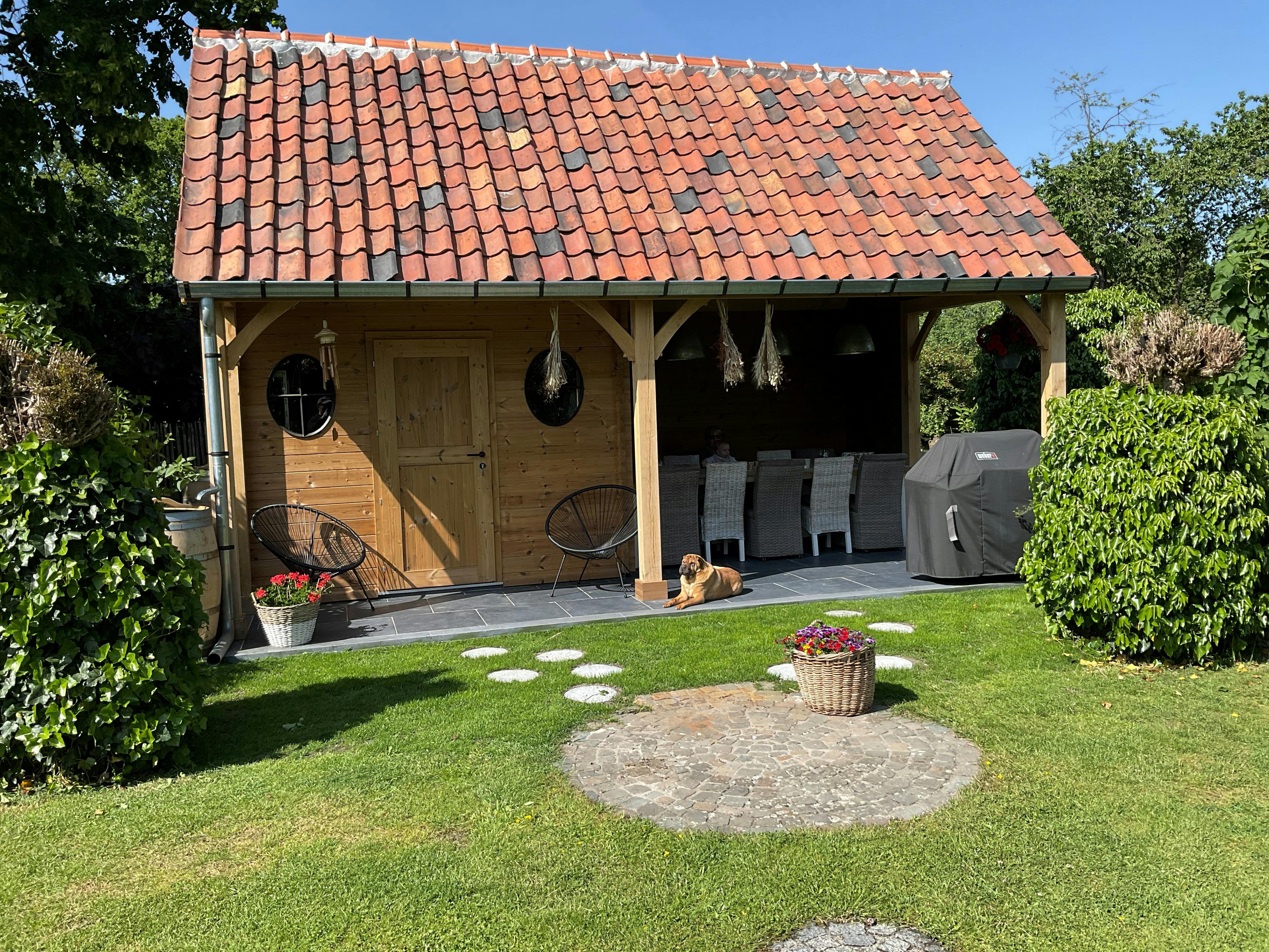 Cottage blokhut thermohout terras