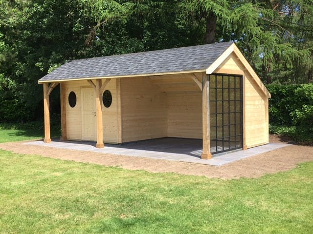 blokhut zadeldak steellook raam Westerlo