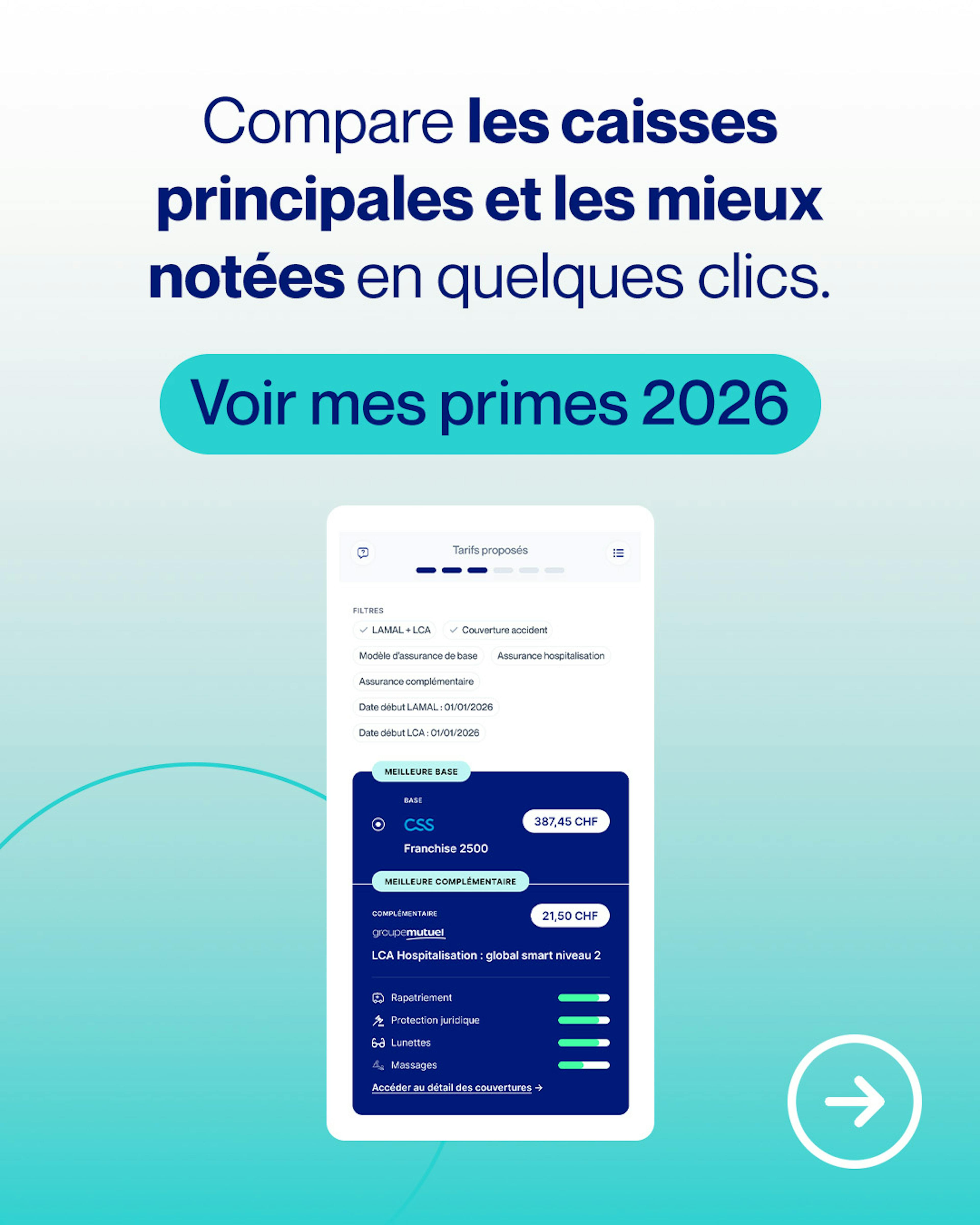 comparaison lamal 2026