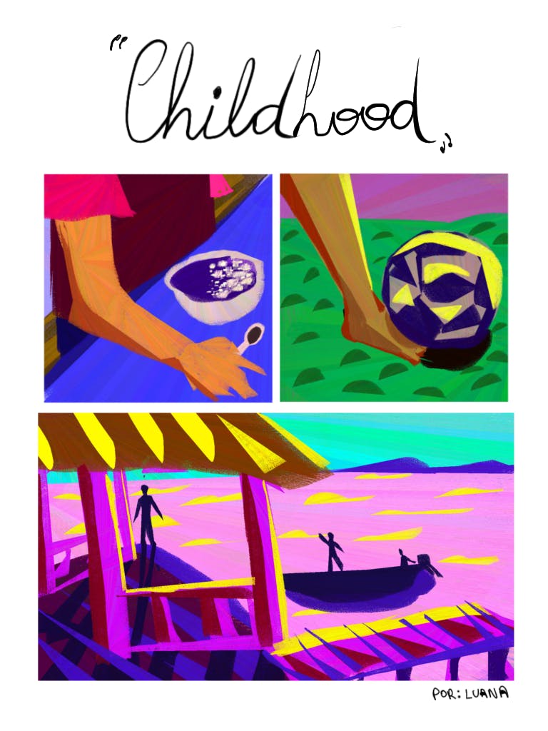 Childhood, small digital comic