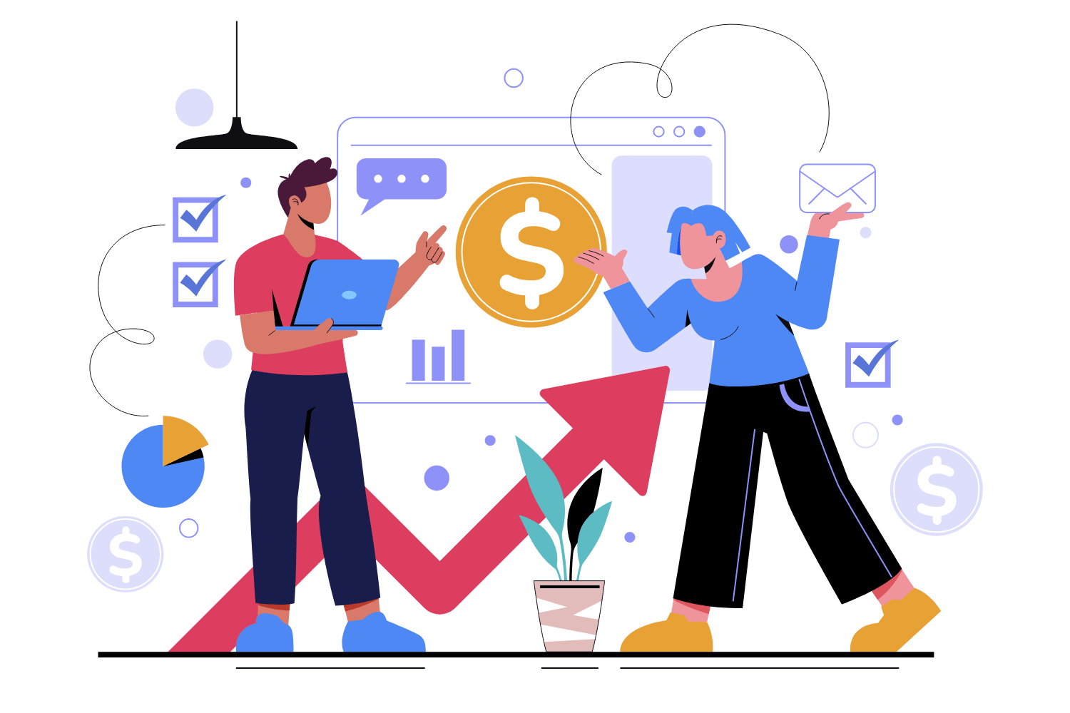 Imagem Principal - Pessoa negociando com o notebook