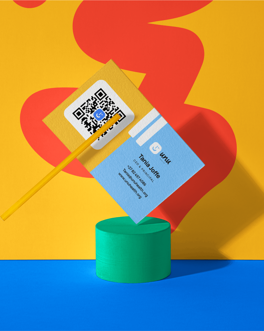 Unu Health card and pen