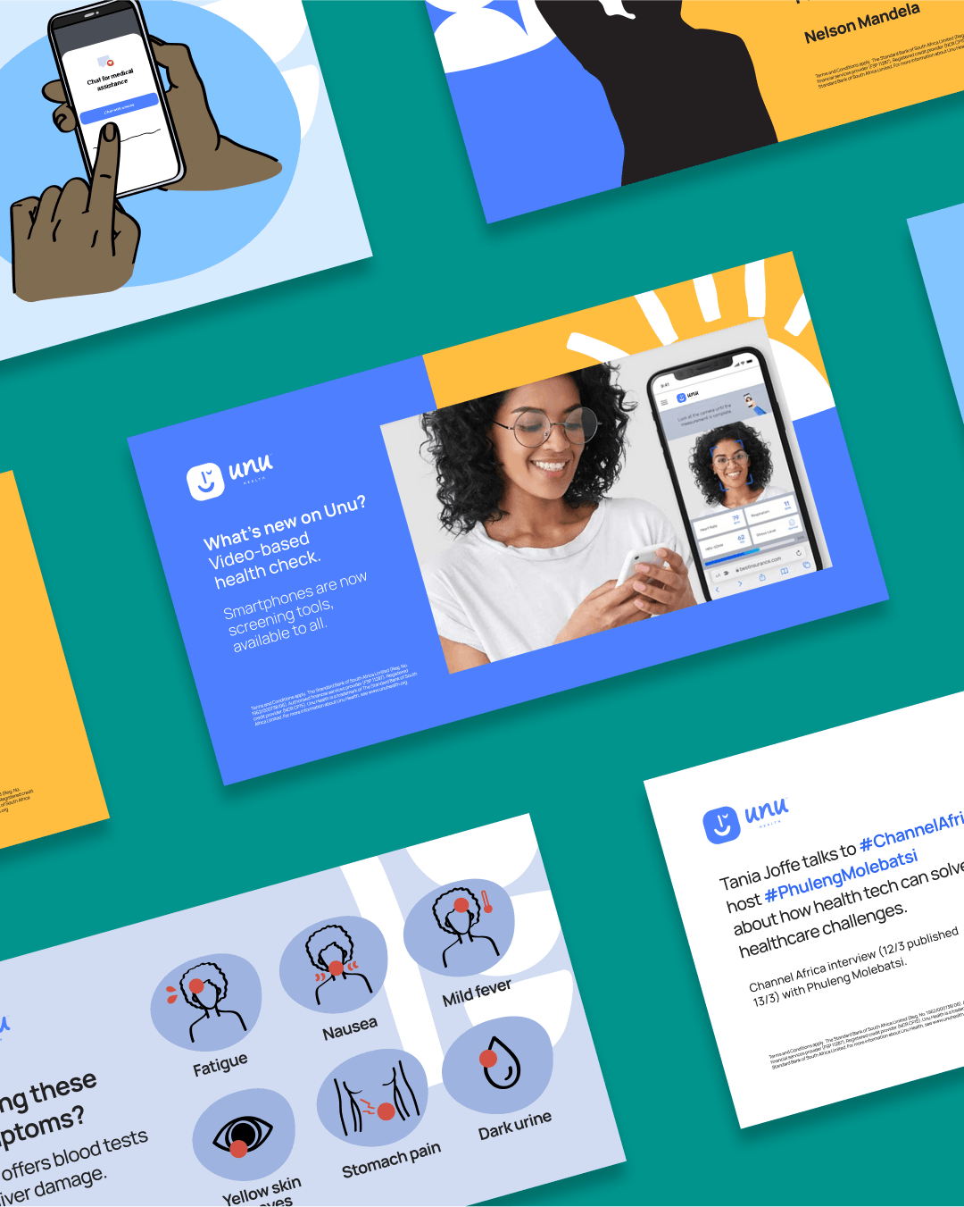 Unu Health media screens