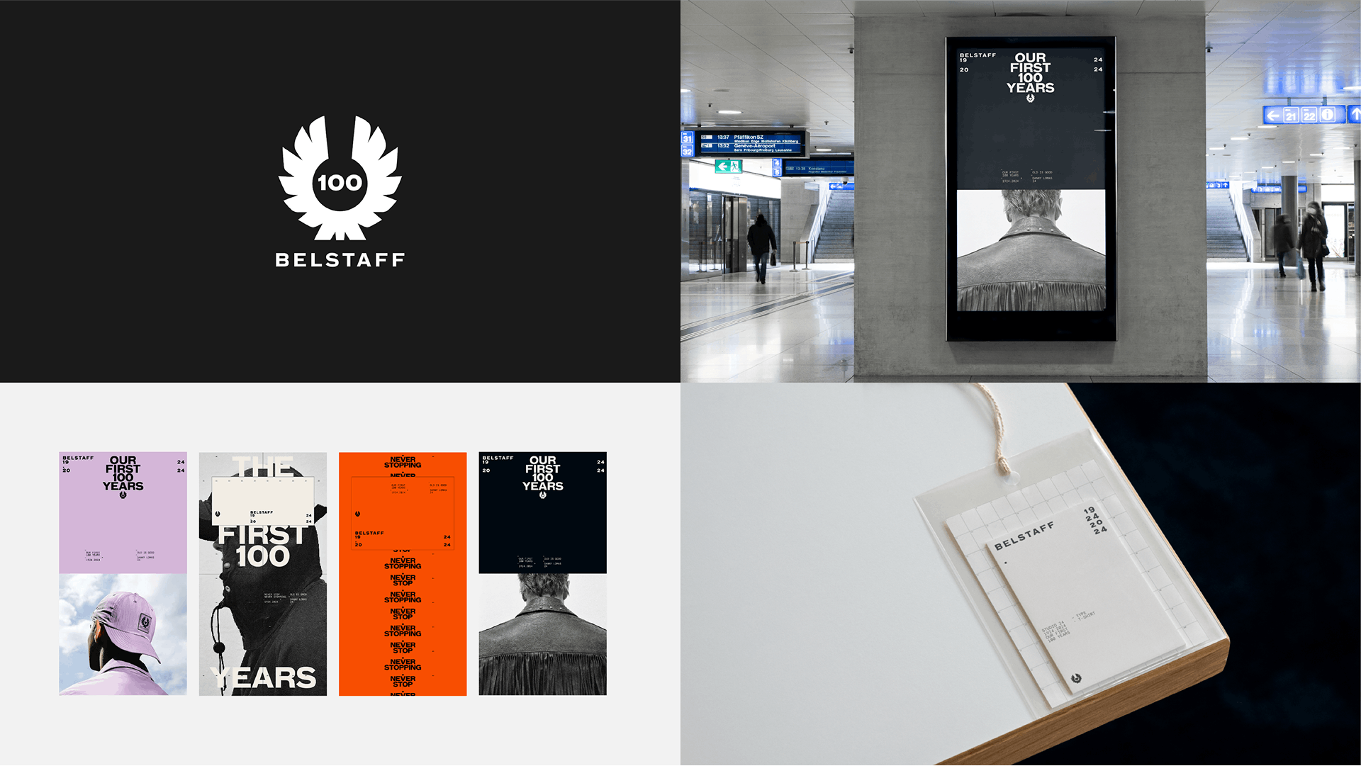 Belstaff brand layout
