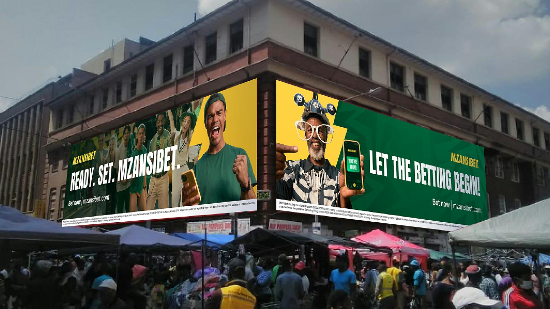 A showcase of a Mzanzibet poster on a street corner