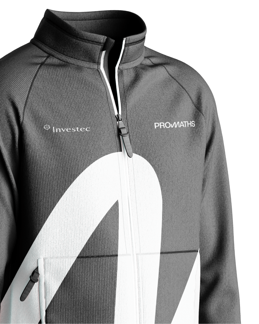 A Promaths branded hoodie