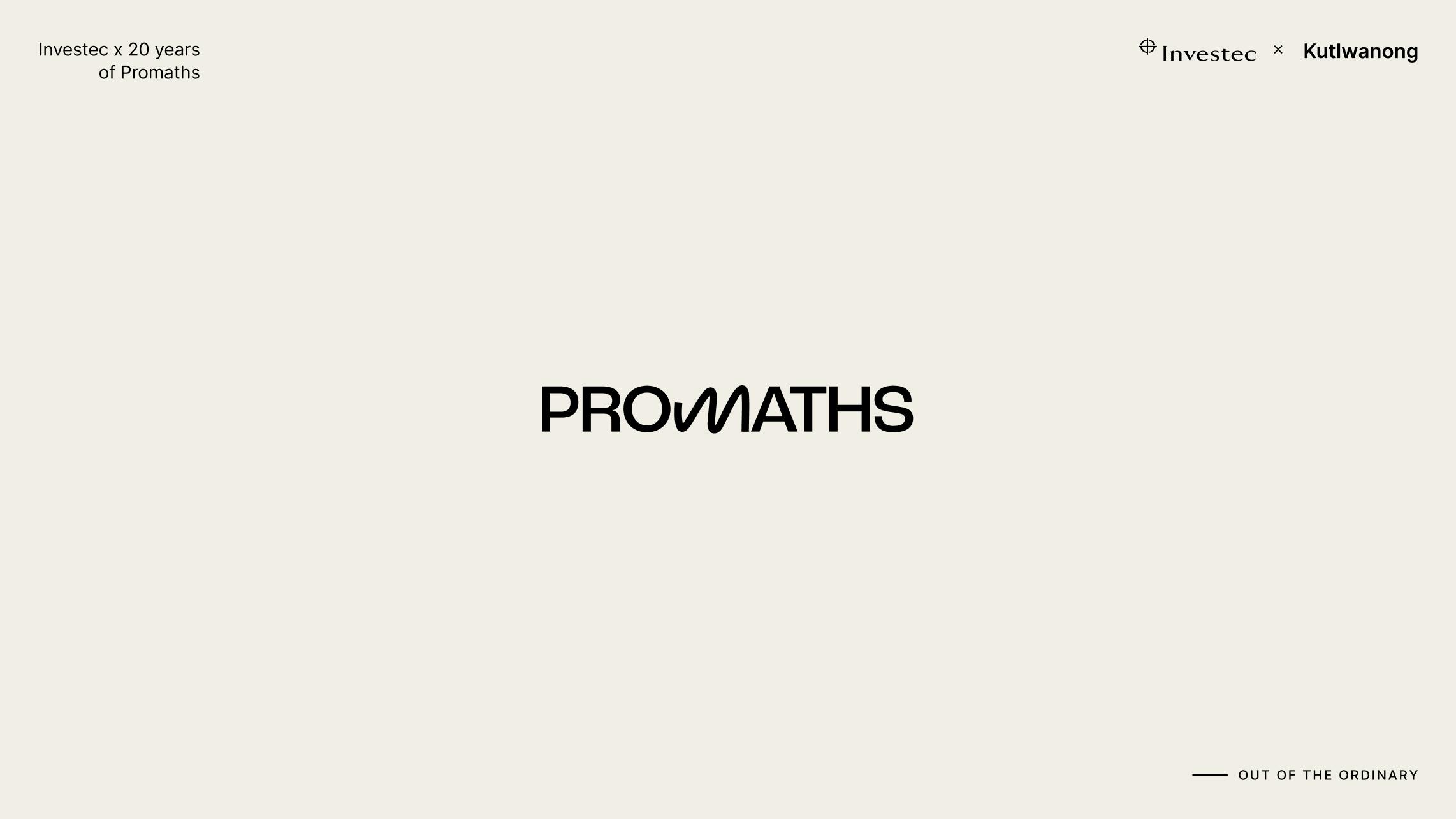Promaths branding showcase