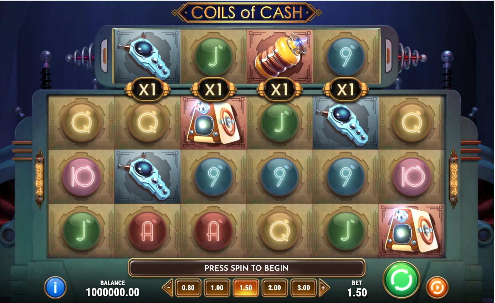 base game coils of cash