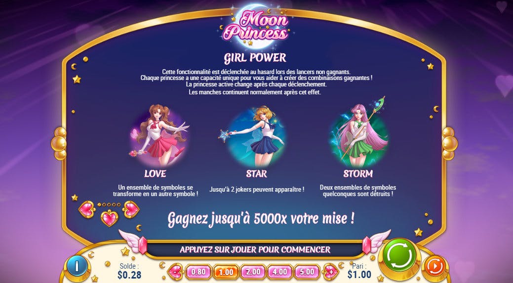 girl power moon princess