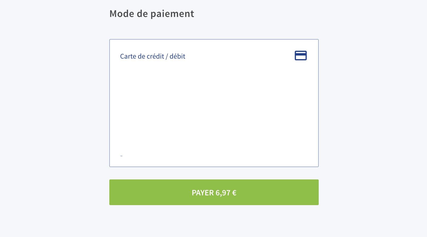 carte paiement pour acheter du cashlib