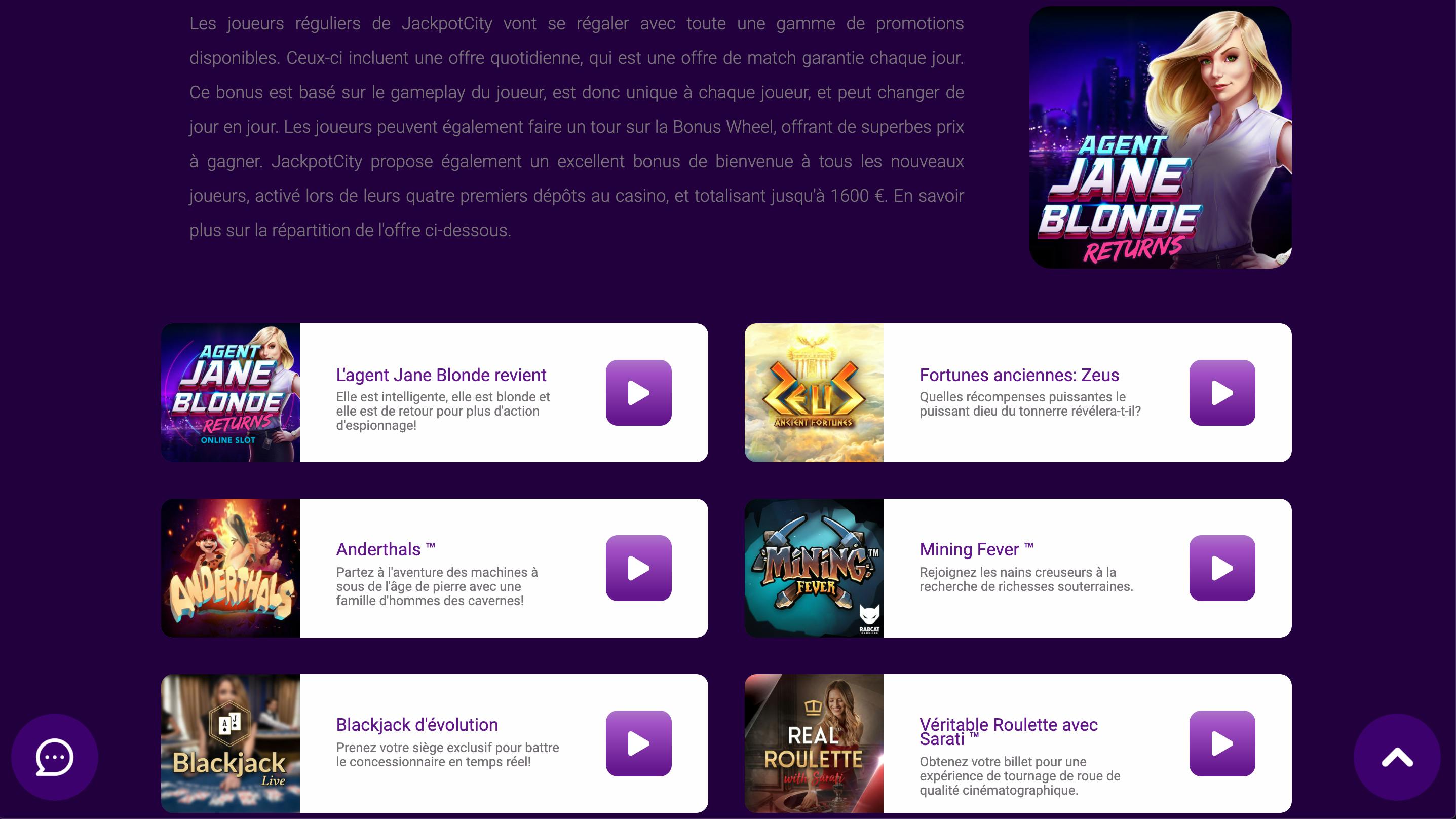 promotions jackpot city