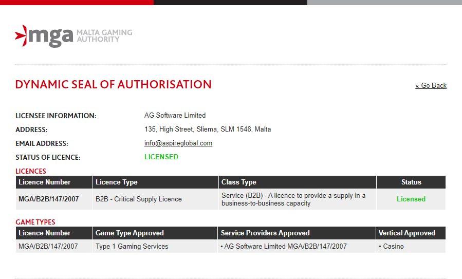 Casiplay license
