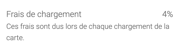 frais de chargement