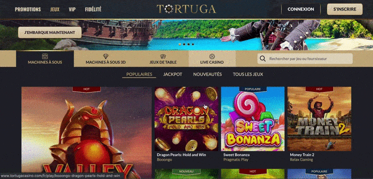 tortuga casino acceuil