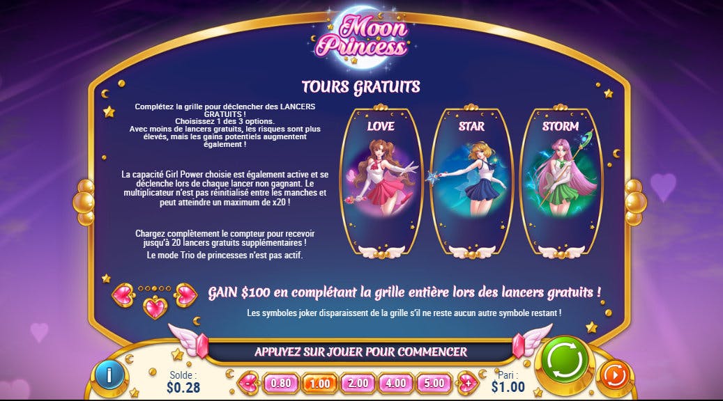 bonus moon princess