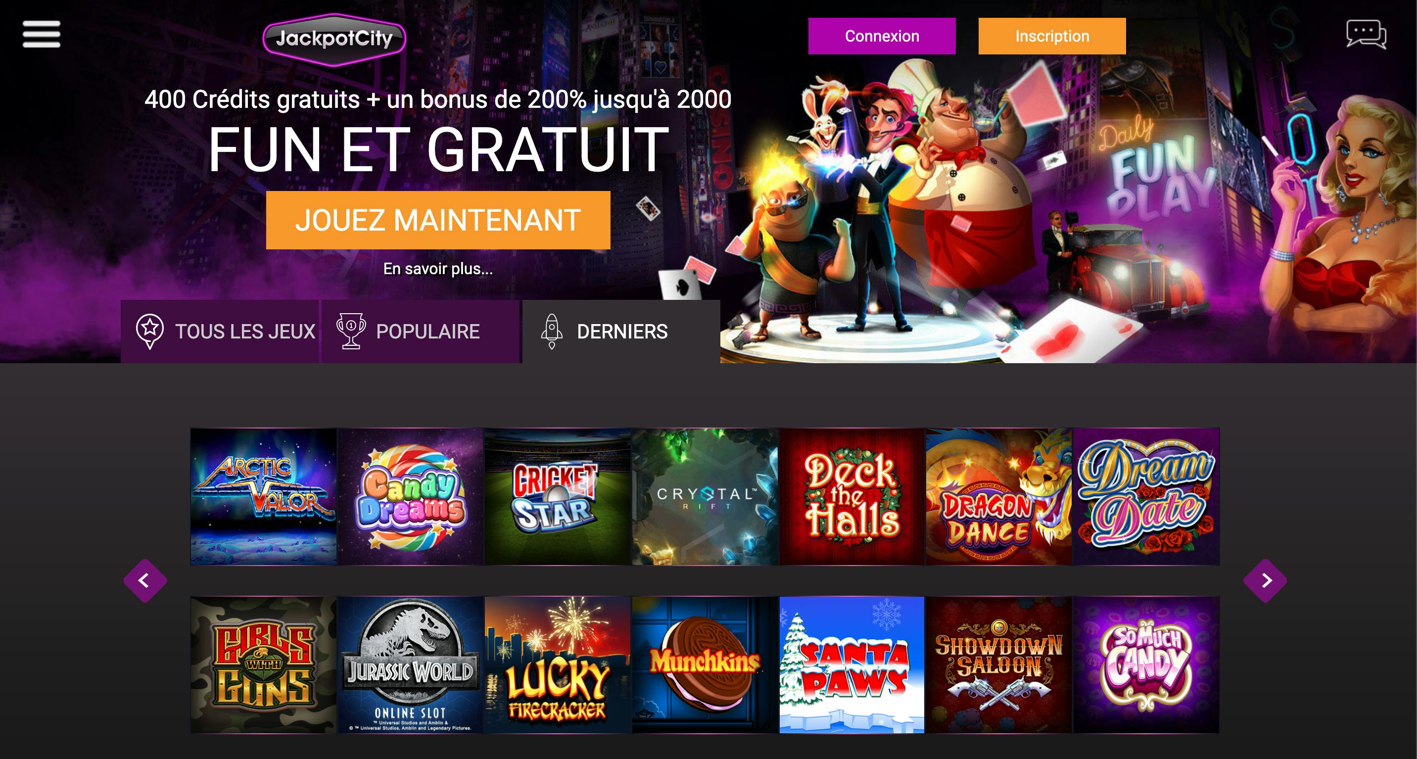 slots jackpot city