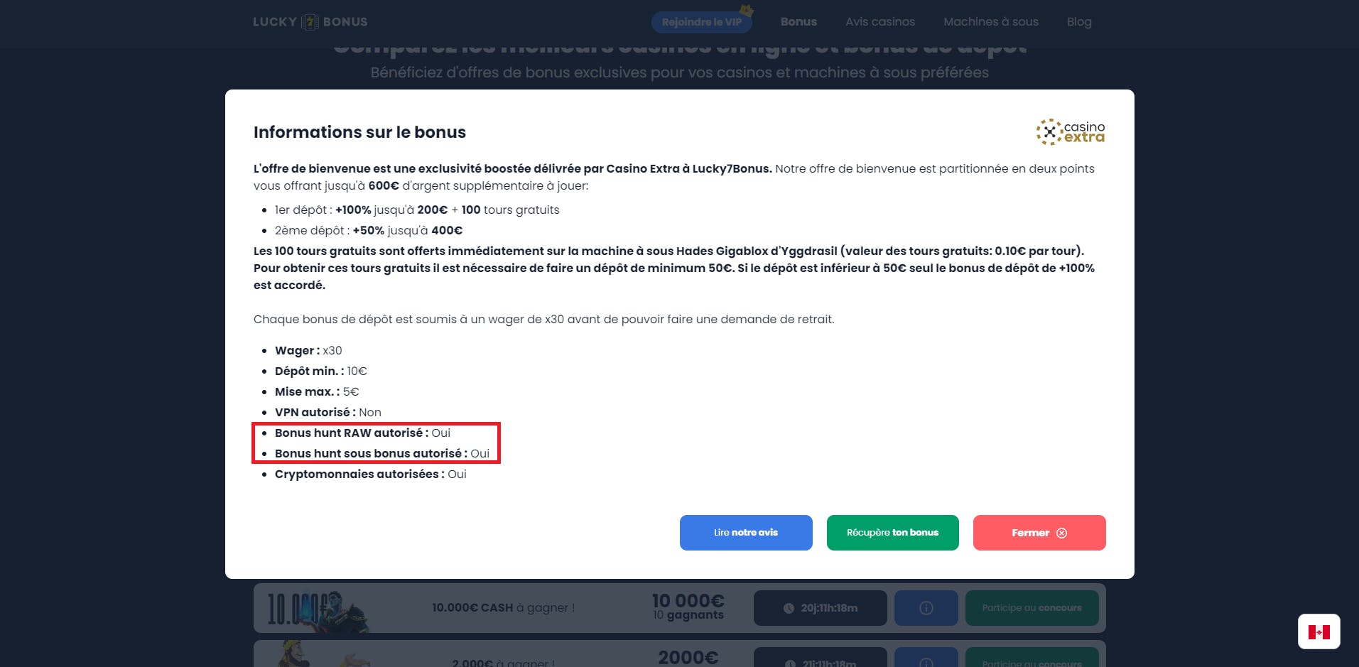lucky7bonus infos