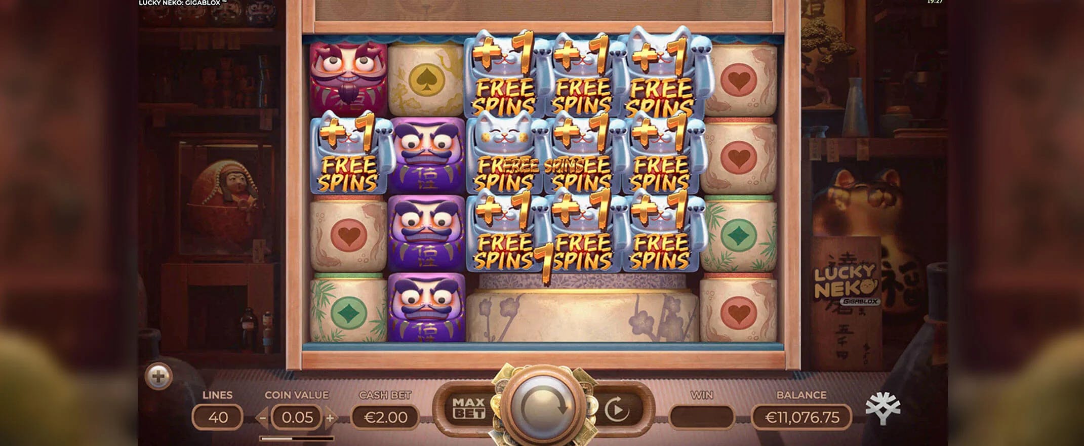 Lucky Neko Gigablox | Free Slot of Yggdrasil Gaming