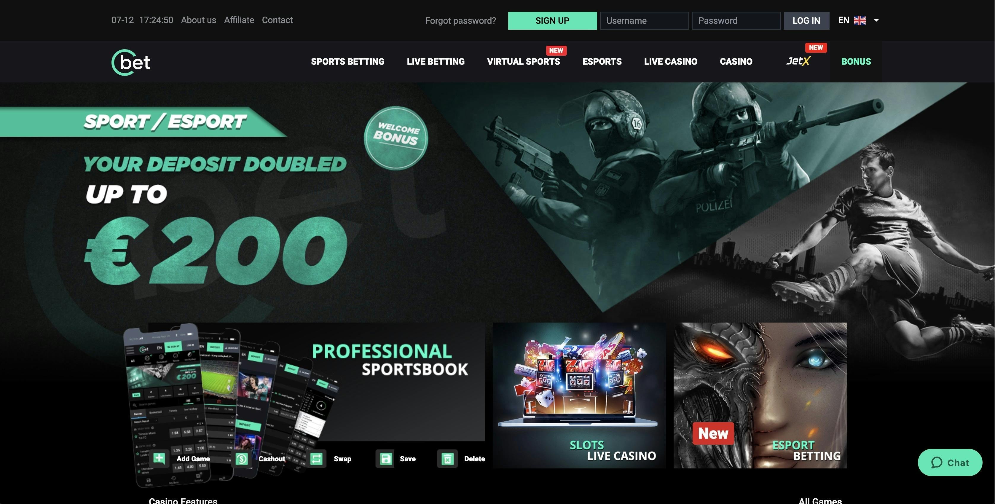 homepage cbet