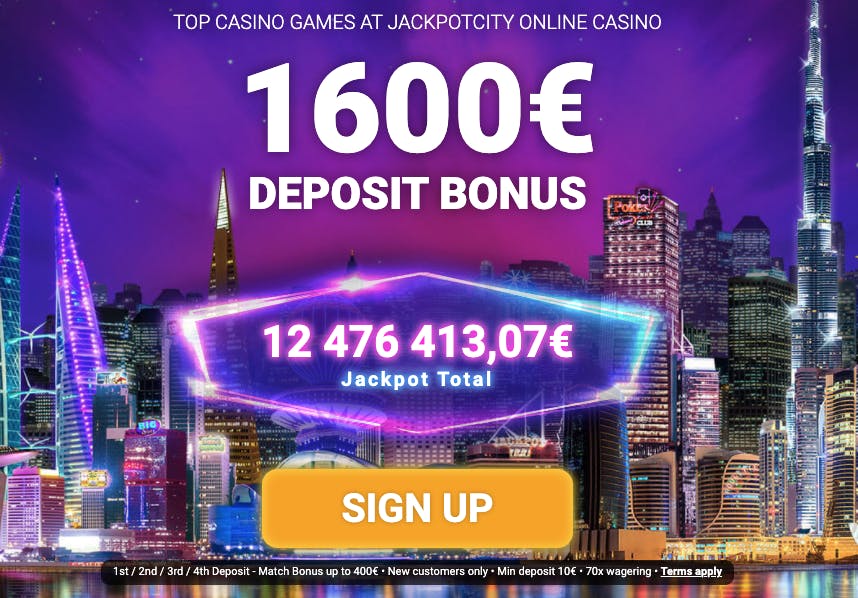 welcome bonus jackpotcity