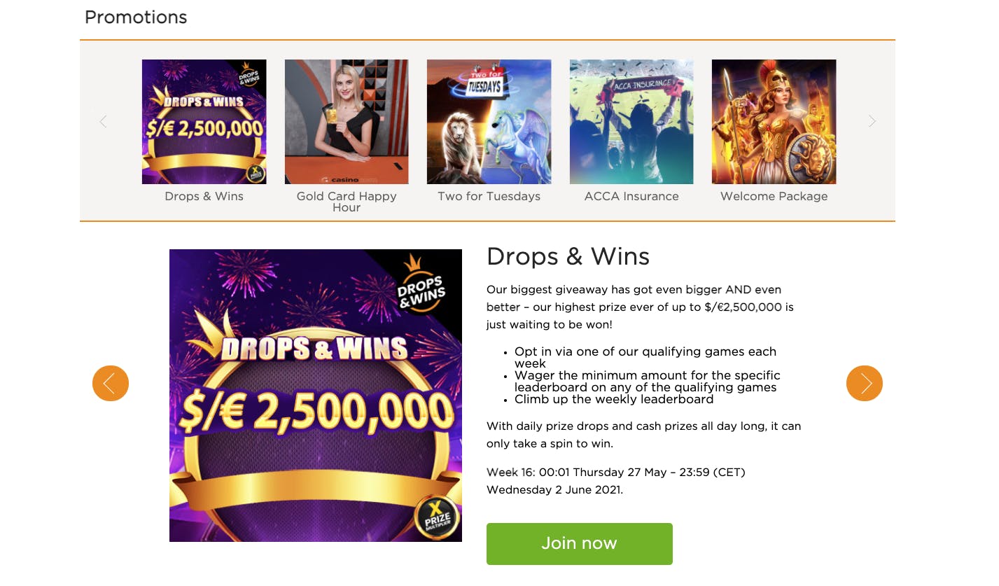 promotions casino.com