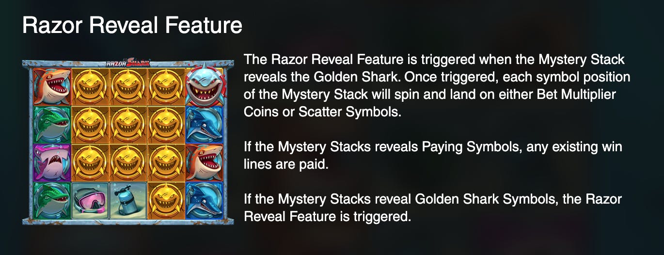 razor reveal feature