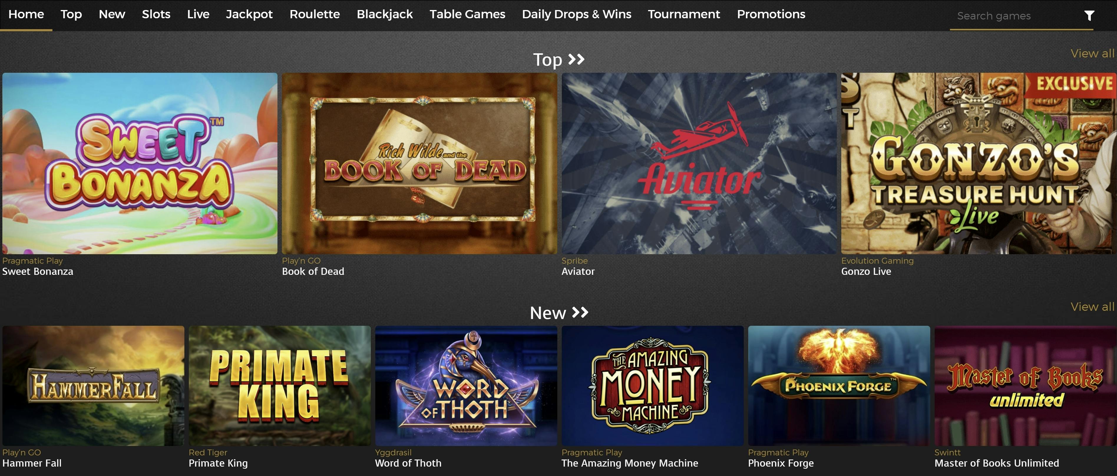 Casino Extra games