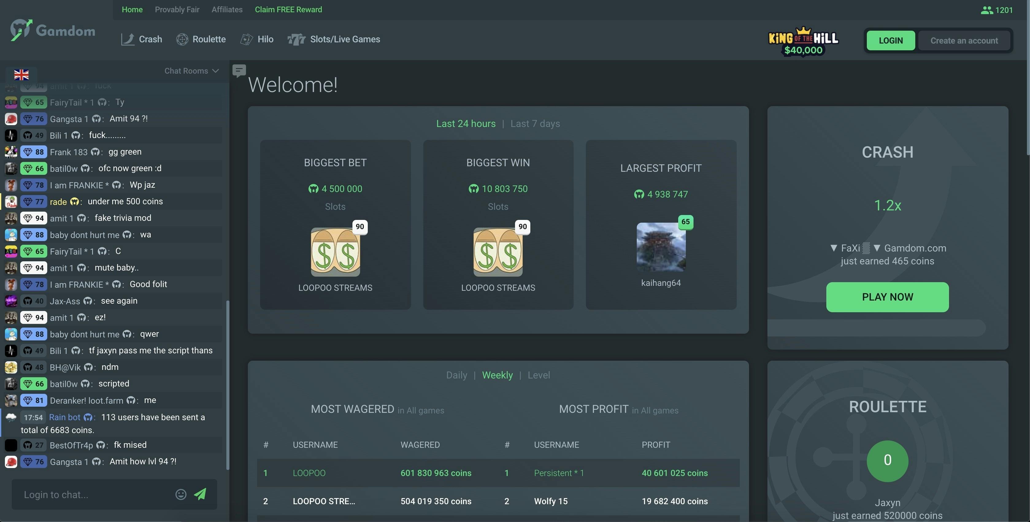 site gamdom