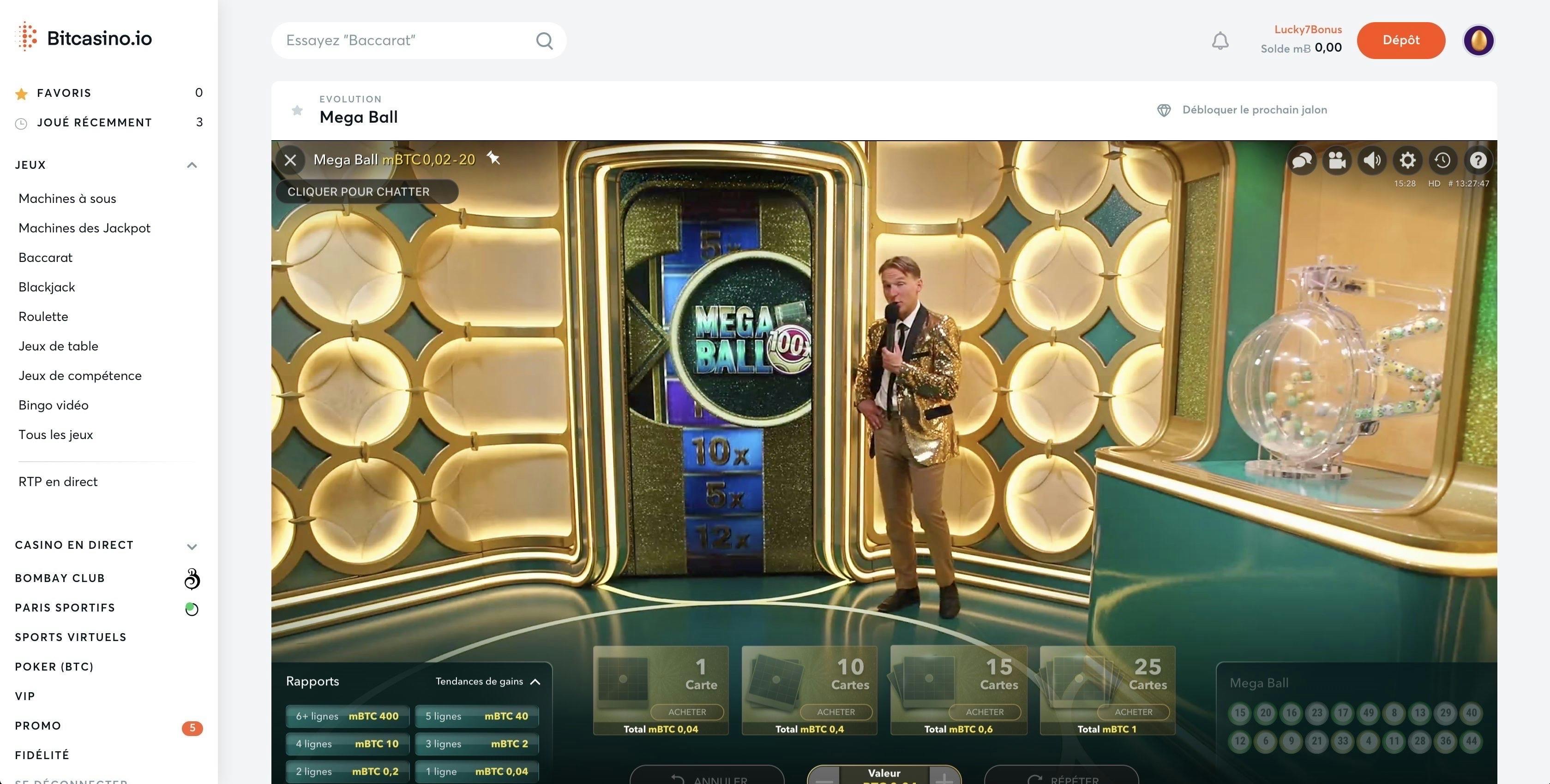megaball bitcasino