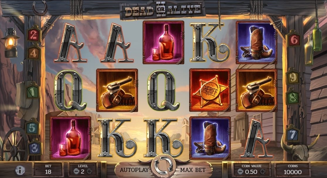 slot dead or alive 2