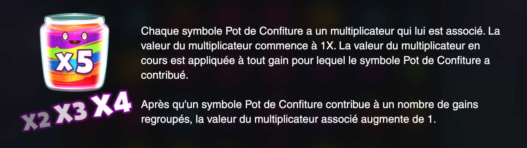symbole jammin multiplicateur