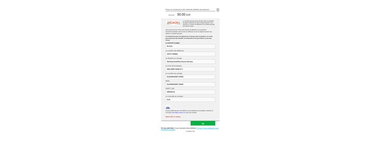 wire transfer infos