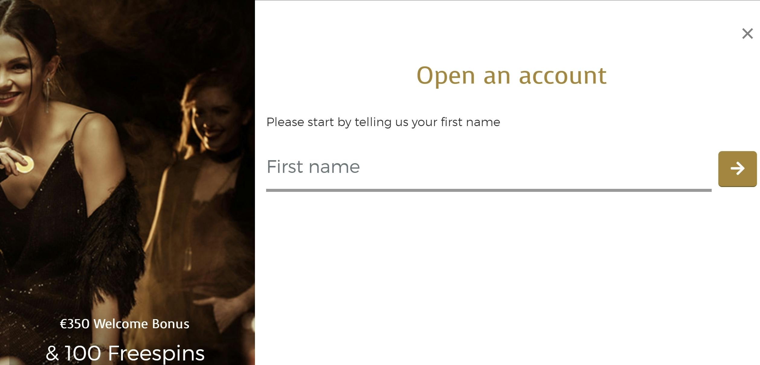 Casino Extra open account