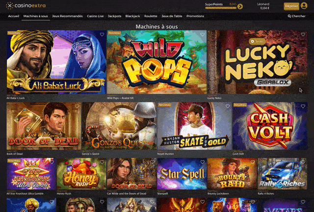 machines a sous casino extra